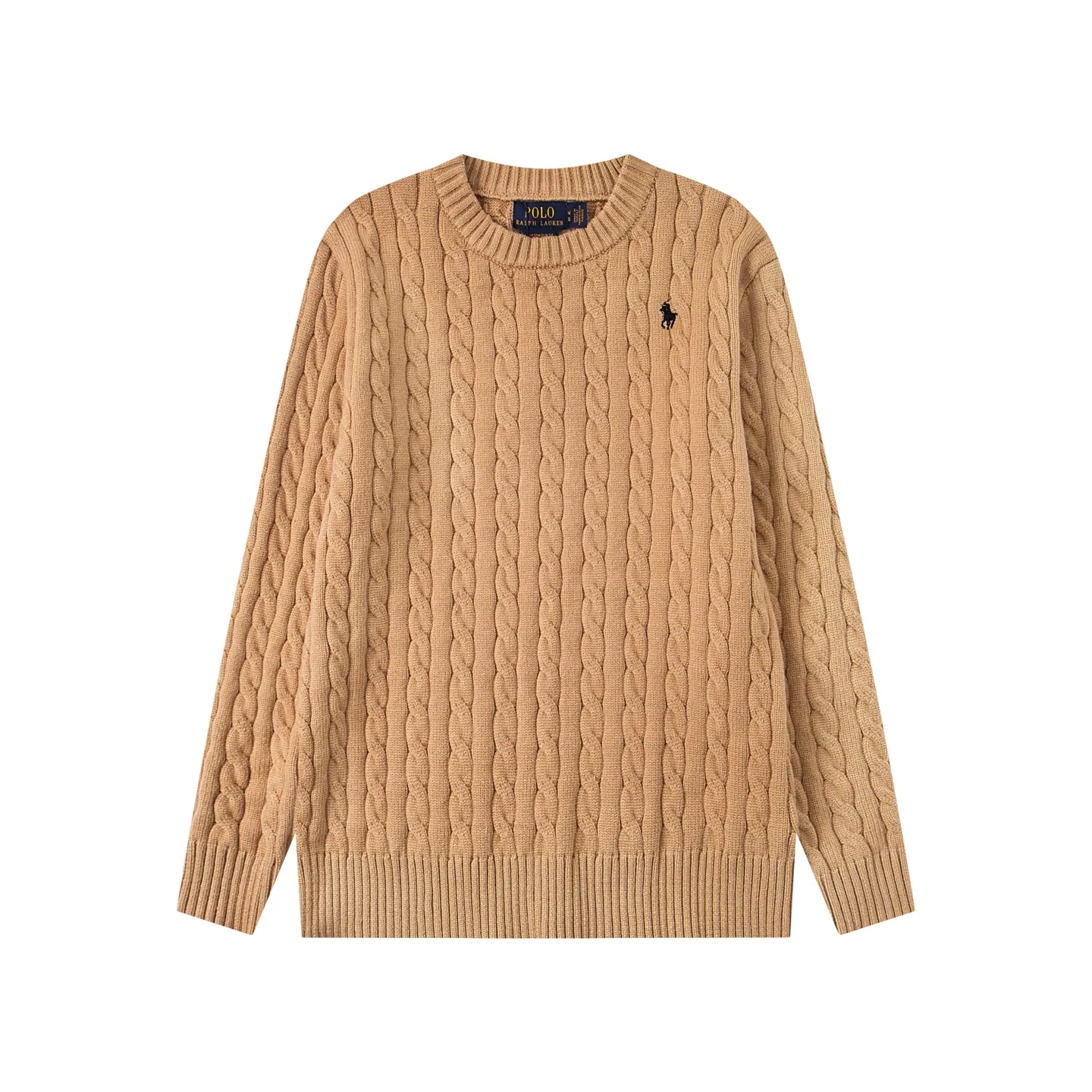P210 model number: Y195 Ralph Lauren men's round neck sweater men's hemp flower original collar sweater. The version is really good-looking. It can be worn alone or as a jacket to be worn inside or outside. The upper body shows personal fashion charm. Four colors are available. The same style for men and women. A must-see item for new summer products. Tag, hanging grain, washed, packaging bag, full set of accessories. Very good appearance, super exquisite workmanship. Size: S-XL